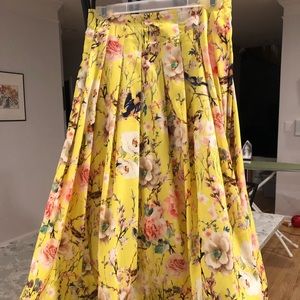 Floral long skirt
